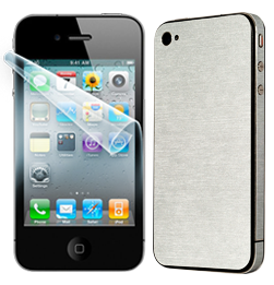 iPhone 4 display+carbon silver