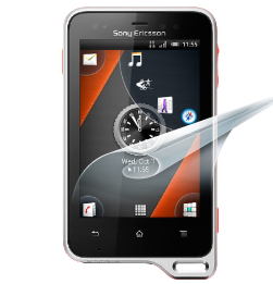 Xperia Active Kijelző