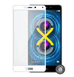 Honor 6X Tempered Glass protection (full COVER white) ochrana displeje