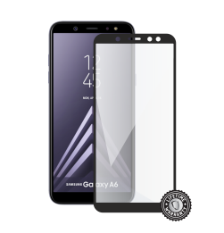 A600 Galaxy A6 Tempered Glass protection (full COVER black) ochrana displeje