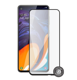 A606 Galaxy A60 Tempered Glass protection (full COVER black) ochrana displeje