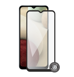 A125 Galaxy A12 Tempered Glass protection (full COVER black) ochrana displeje
