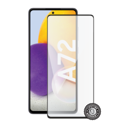 A725 Galaxy A72 Tempered Glass protection (full COVER black) ochrana displeje