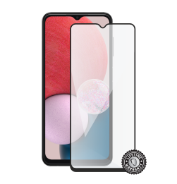 A135 Galaxy A13 Tempered Glass protection (full COVER black) ochrana displeje