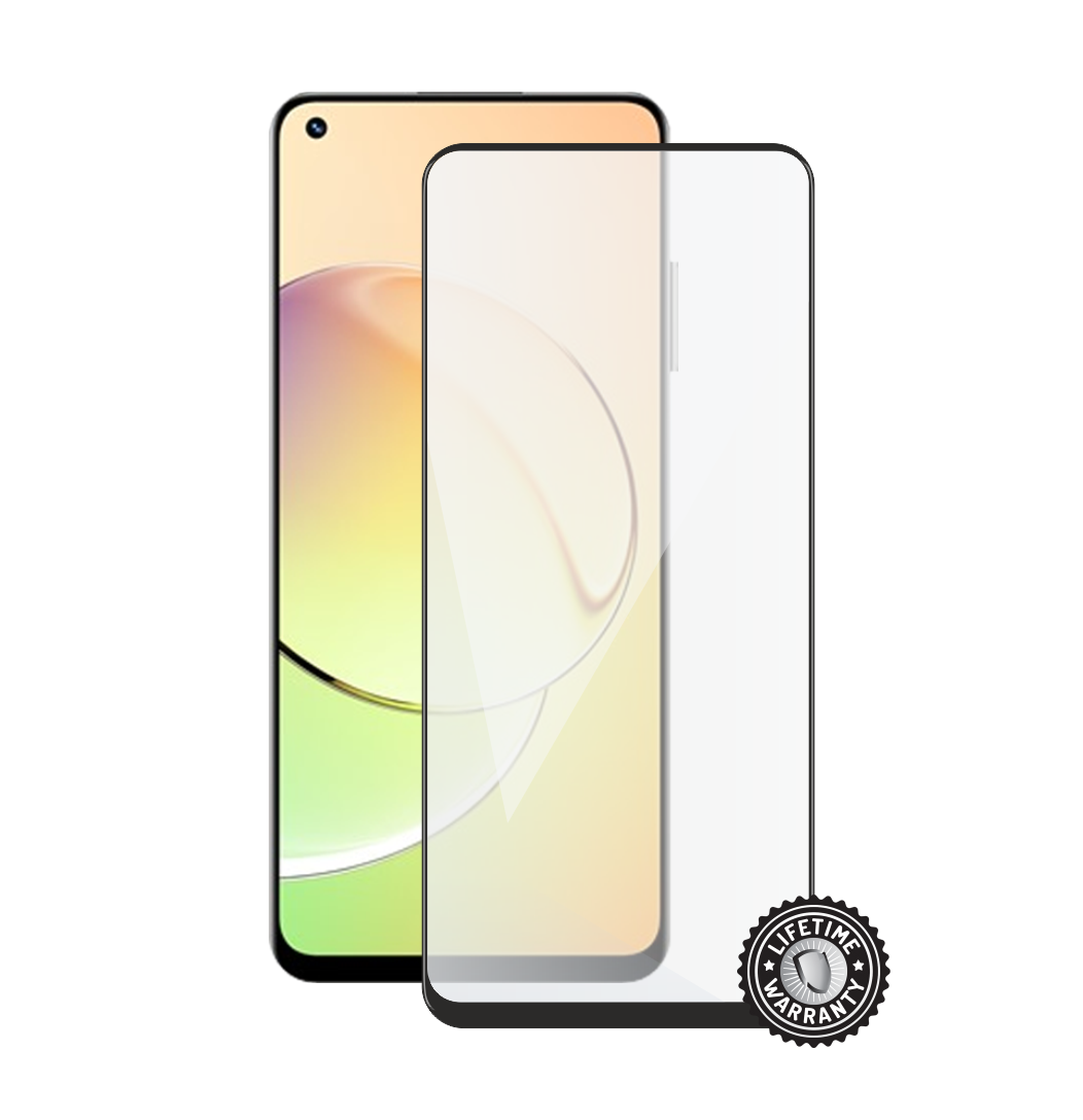 10 4G Tempered Glass Protection (full COVER black) Kijelző