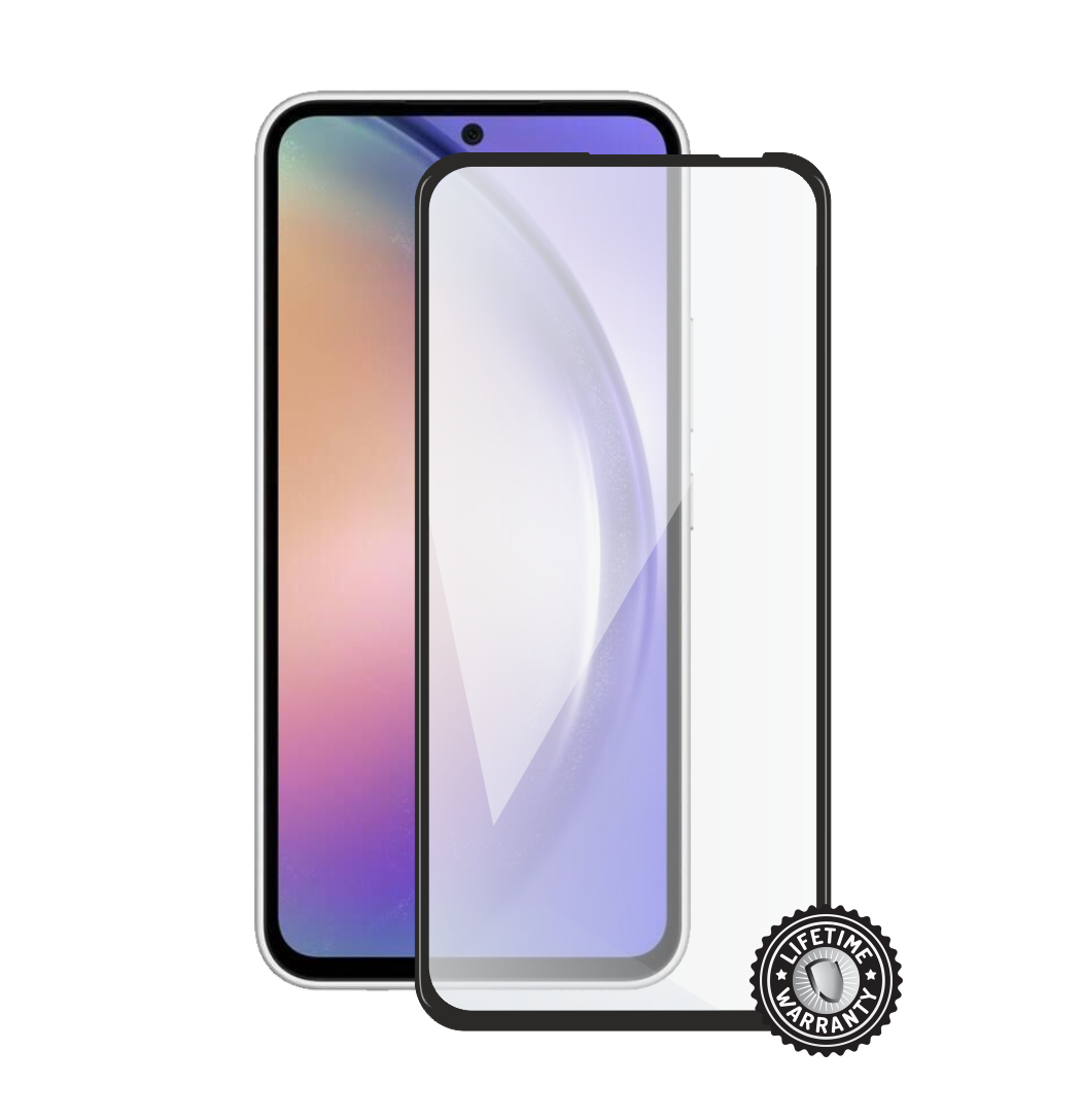 A546 Galaxy A54 5G Tempered Glass Protection (full COVER black) ochrana displeje