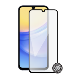 A156 Galaxy A15 5G Tempered Glass Protection (full COVER black) Kijelző